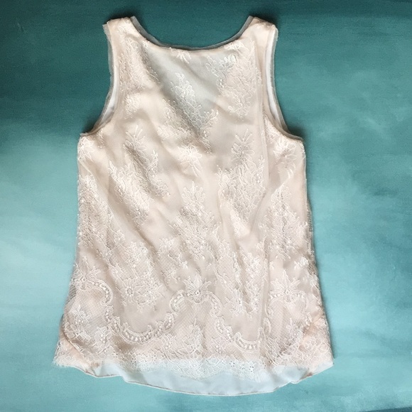 J. Crew Collection Eyelash Lace Overlay Top Blouse - Picture 13 of 14